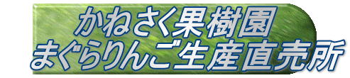 　　　かねさく果樹園　 　まぐらりんご生産直売所